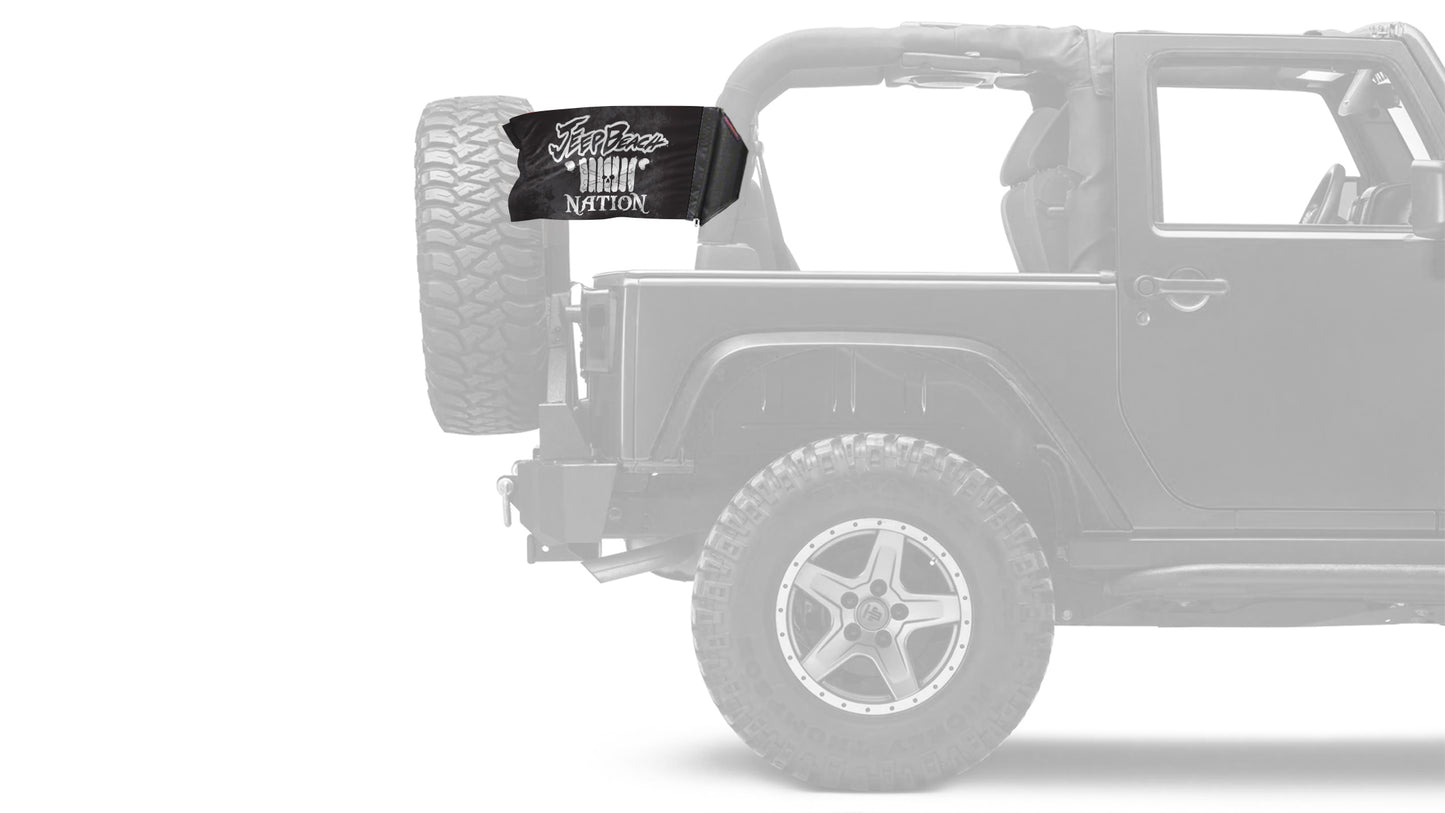 Jeep Beach Nation 12"x18" Forever Wave Flag