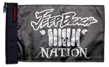 Jeep Beach Nation 12"x18" Forever Wave Flag for Jeep Wrangler JL 2-Door 2018-Present