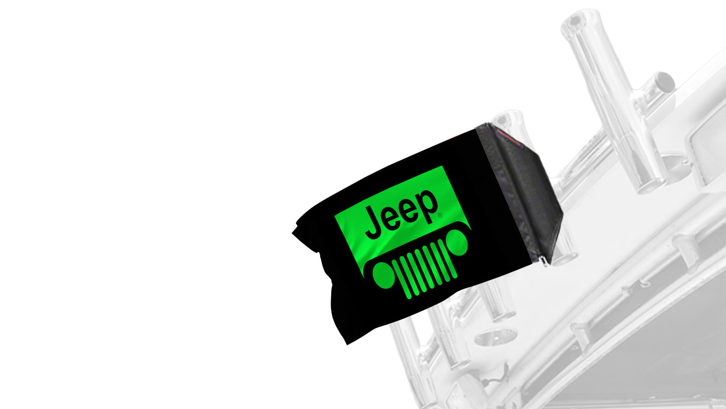 Jeep Grill 12"x18" Forever Wave Flag