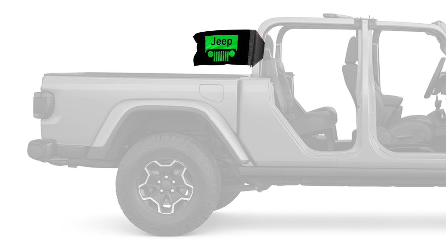 Jeep Grill 12"x18" Forever Wave Flag