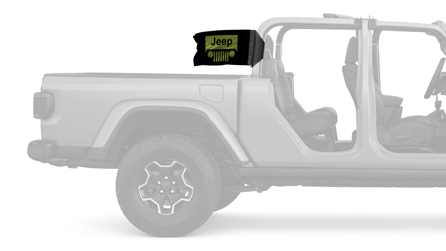 Jeep Grill 12"x18" Forever Wave Flag for Jeep Gladiator JT