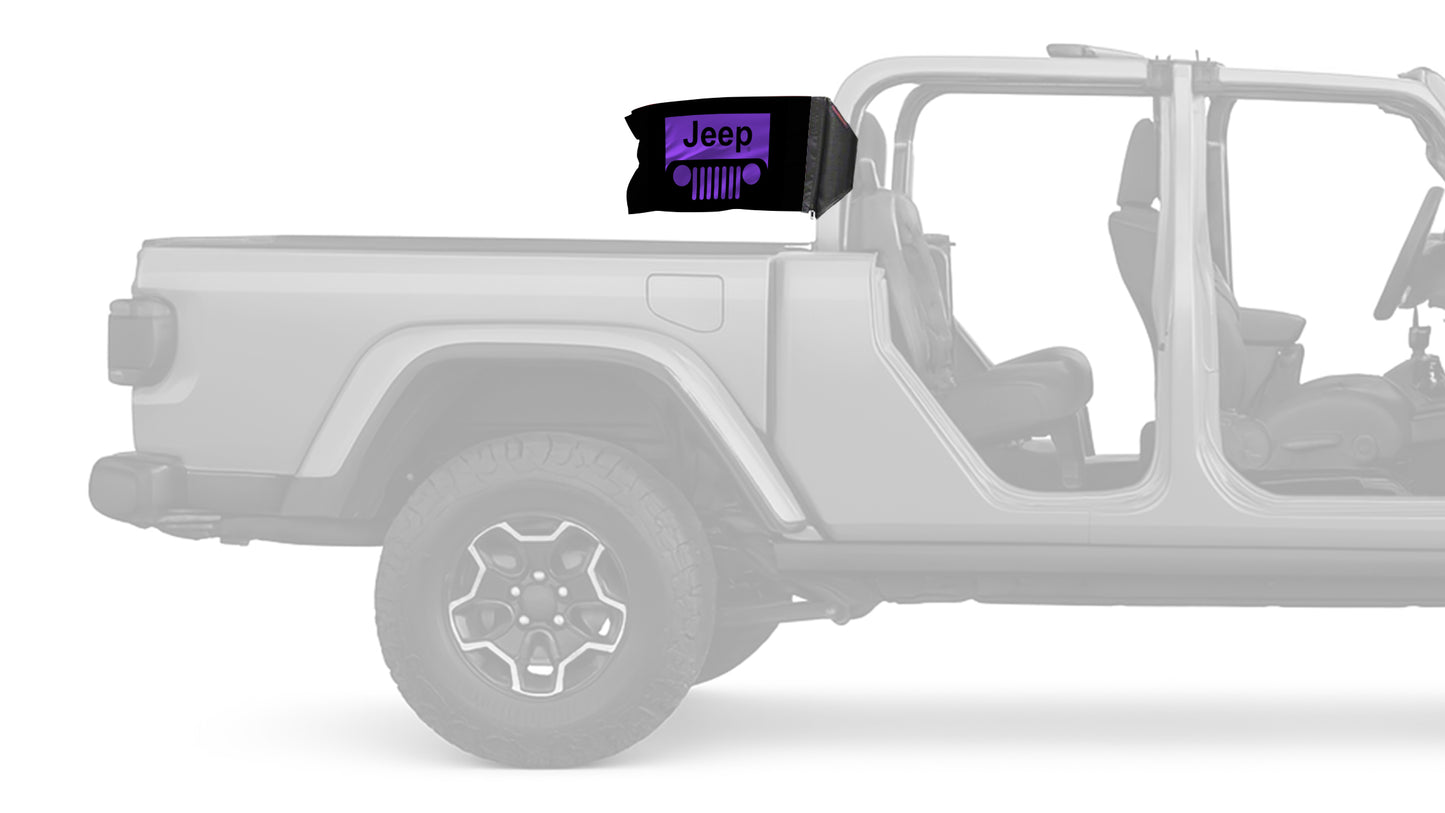 Jeep Grill 12"x18" Forever Wave Flag for Jeep Gladiator JT