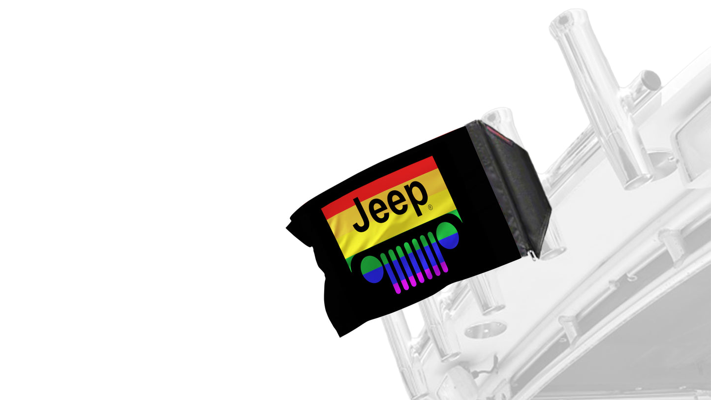 Jeep Grill 12"x18" Forever Wave Flag