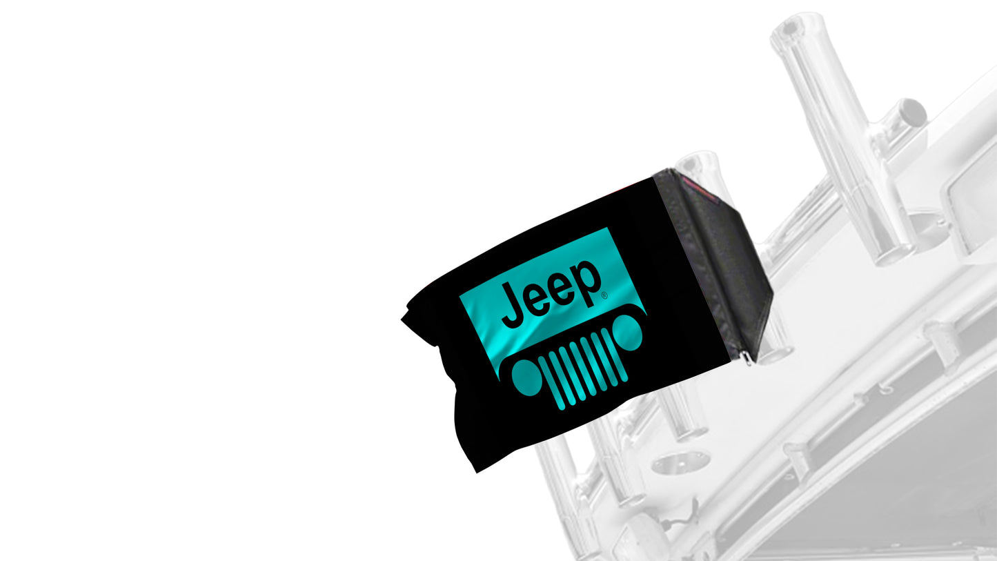 Jeep Grill 12"x18" Forever Wave Flag