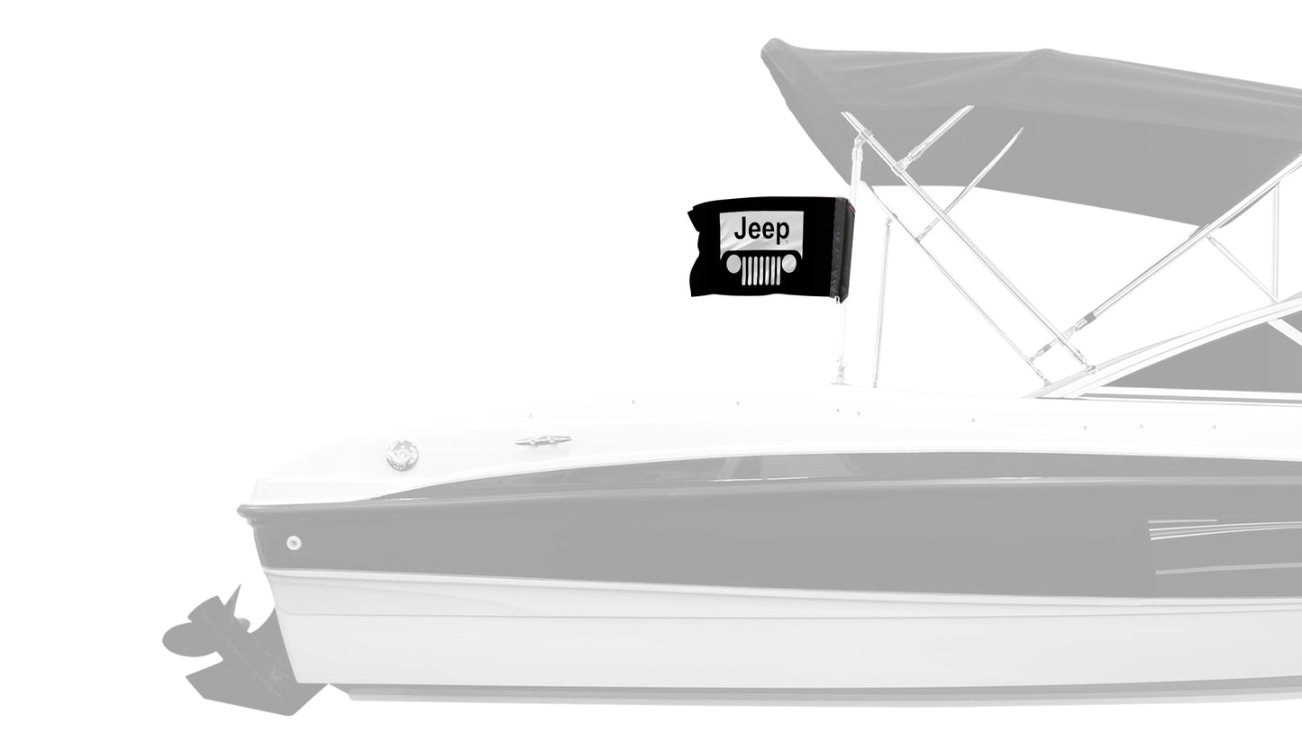 Jeep Grill 12"x18" Forever Wave Flag