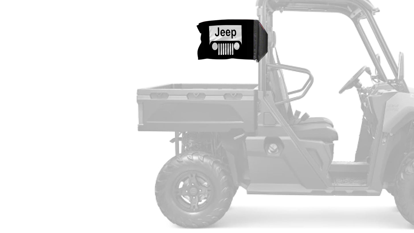 Jeep Grill 12"x18" Forever Wave Flag