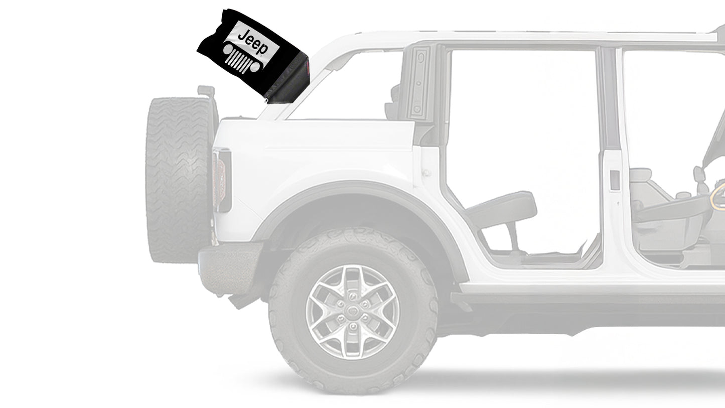 Jeep Grill 12"x18" Forever Wave Flag for Bronco