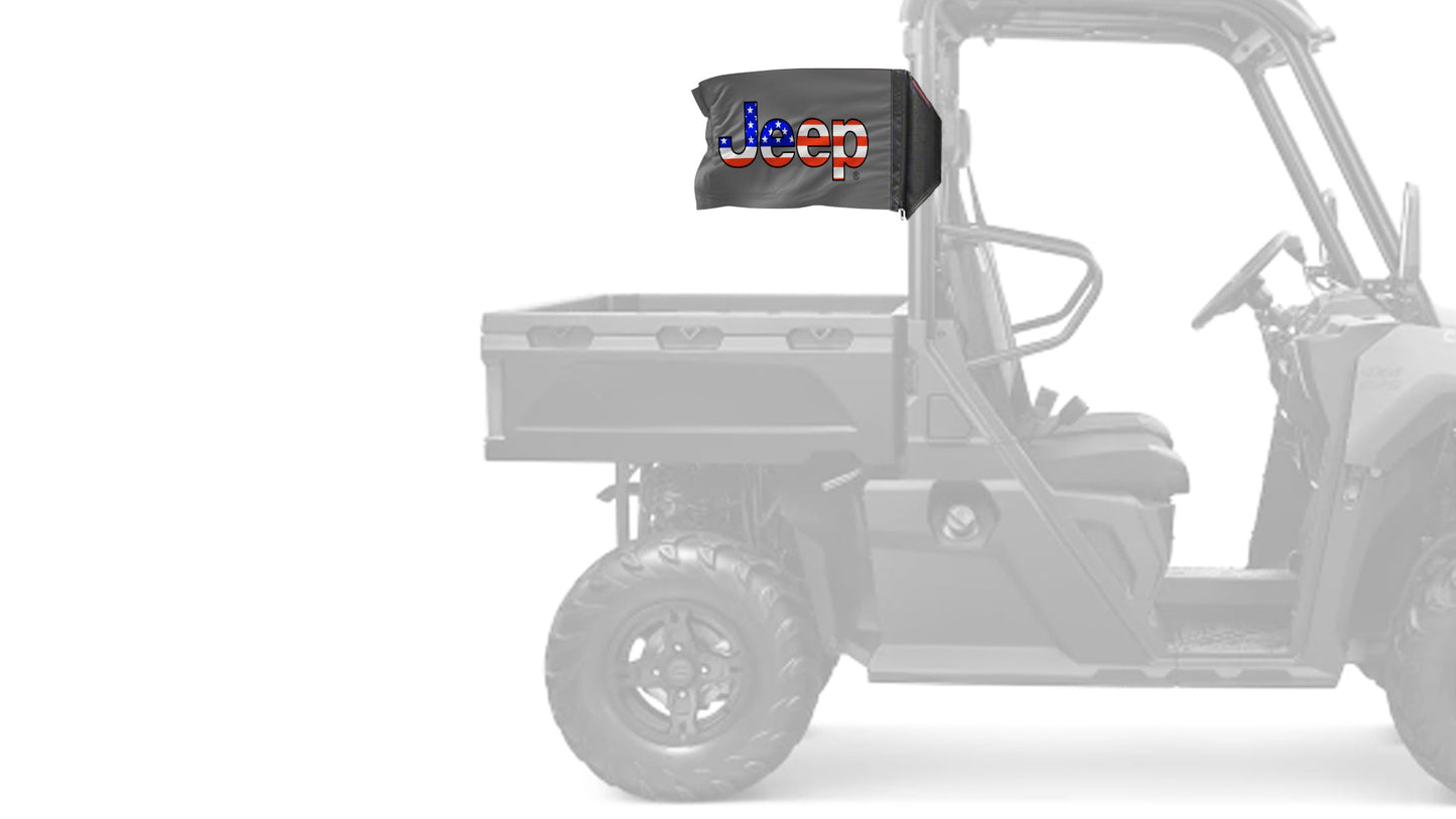 Jeep USA 12"x18" Forever Wave Flag for UTVs