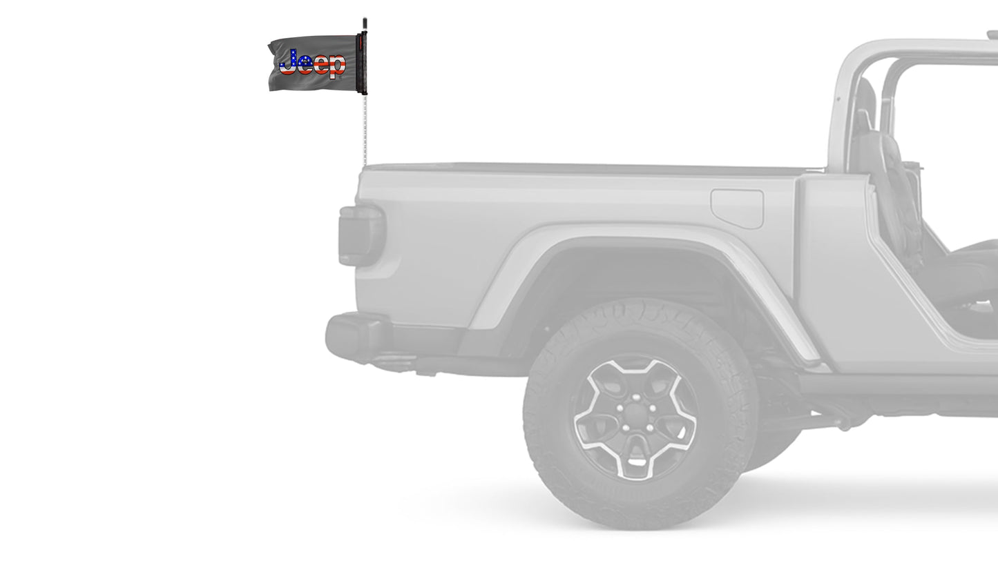 Jeep USA 12"x18" Forever Wave Flag for Bronco