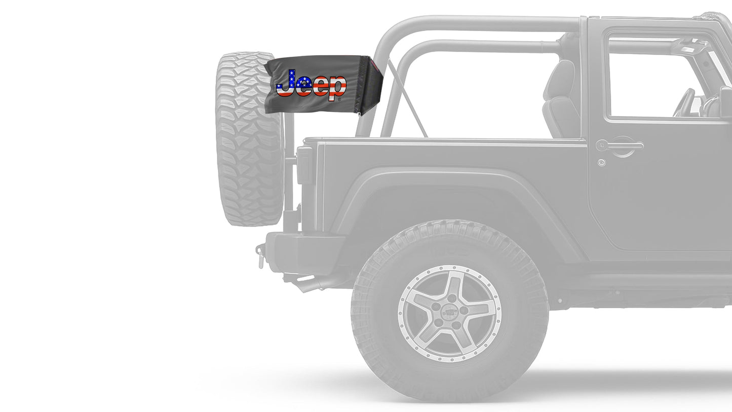 Jeep USA 12"x18" Forever Wave Flag for Jeep Wrangler TJ 1996-2006
