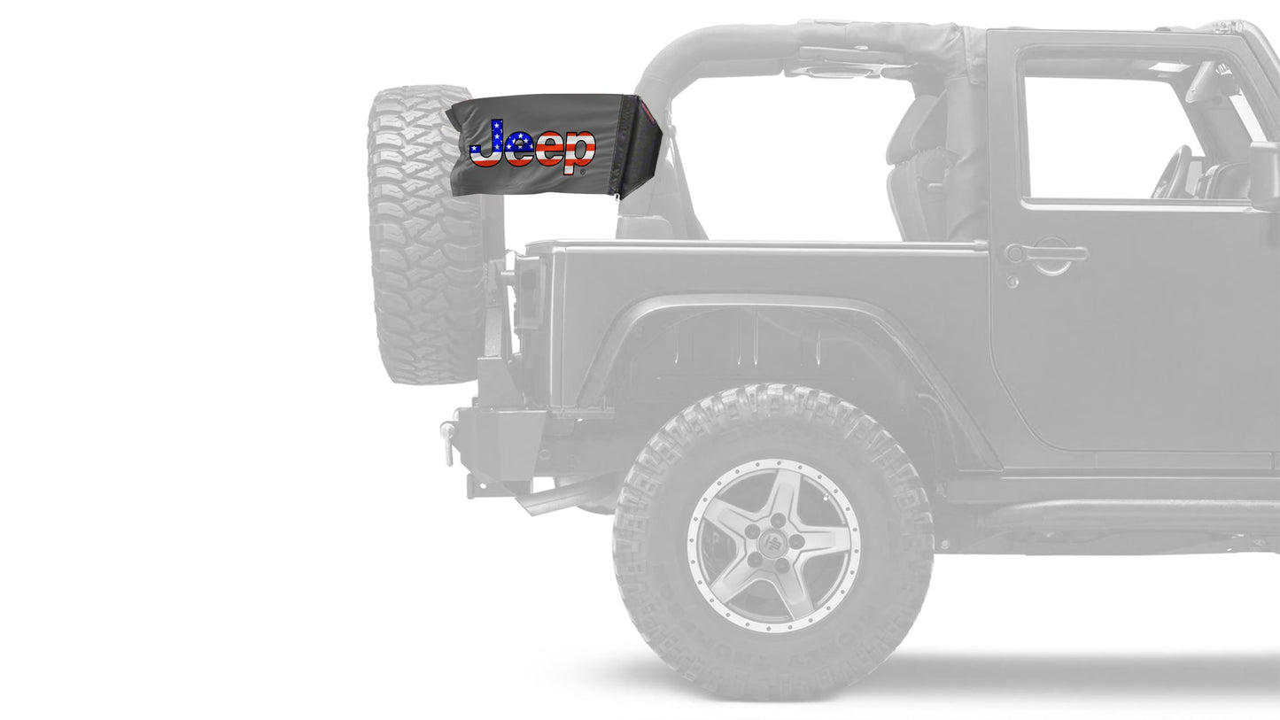 Jeep USA 12"x18" Forever Wave Flag for Jeep Wrangler LJ 2003-2006