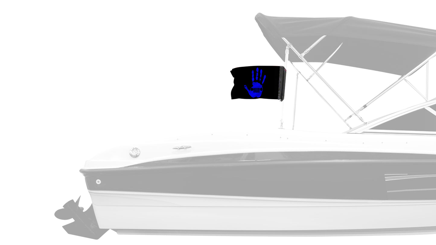 Jeep Wave 12"x18" Forever Wave Flag