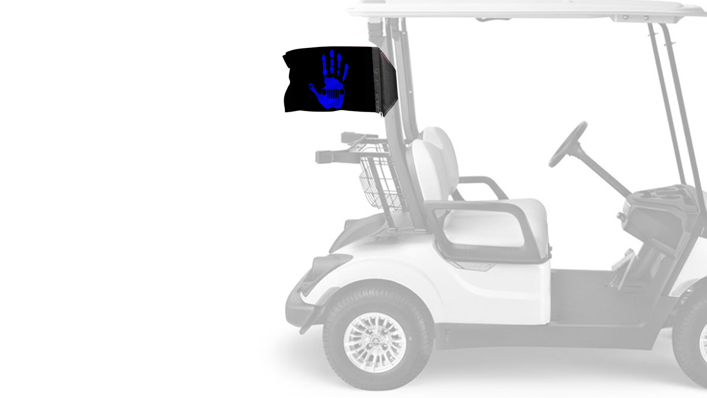 Jeep Wave 12"x18" Forever Wave Flag