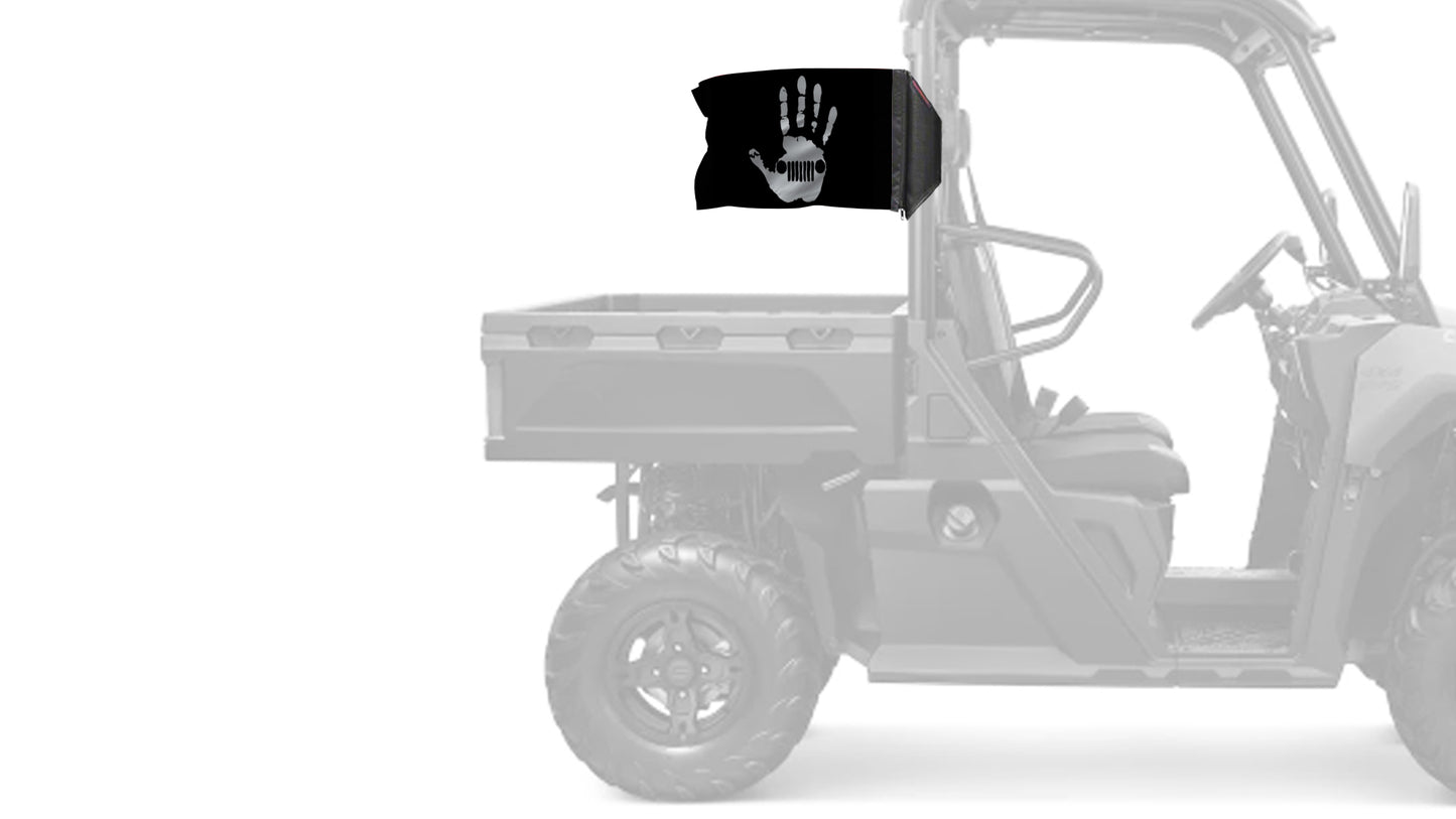 Jeep Wave 12"x18" Forever Wave Flag