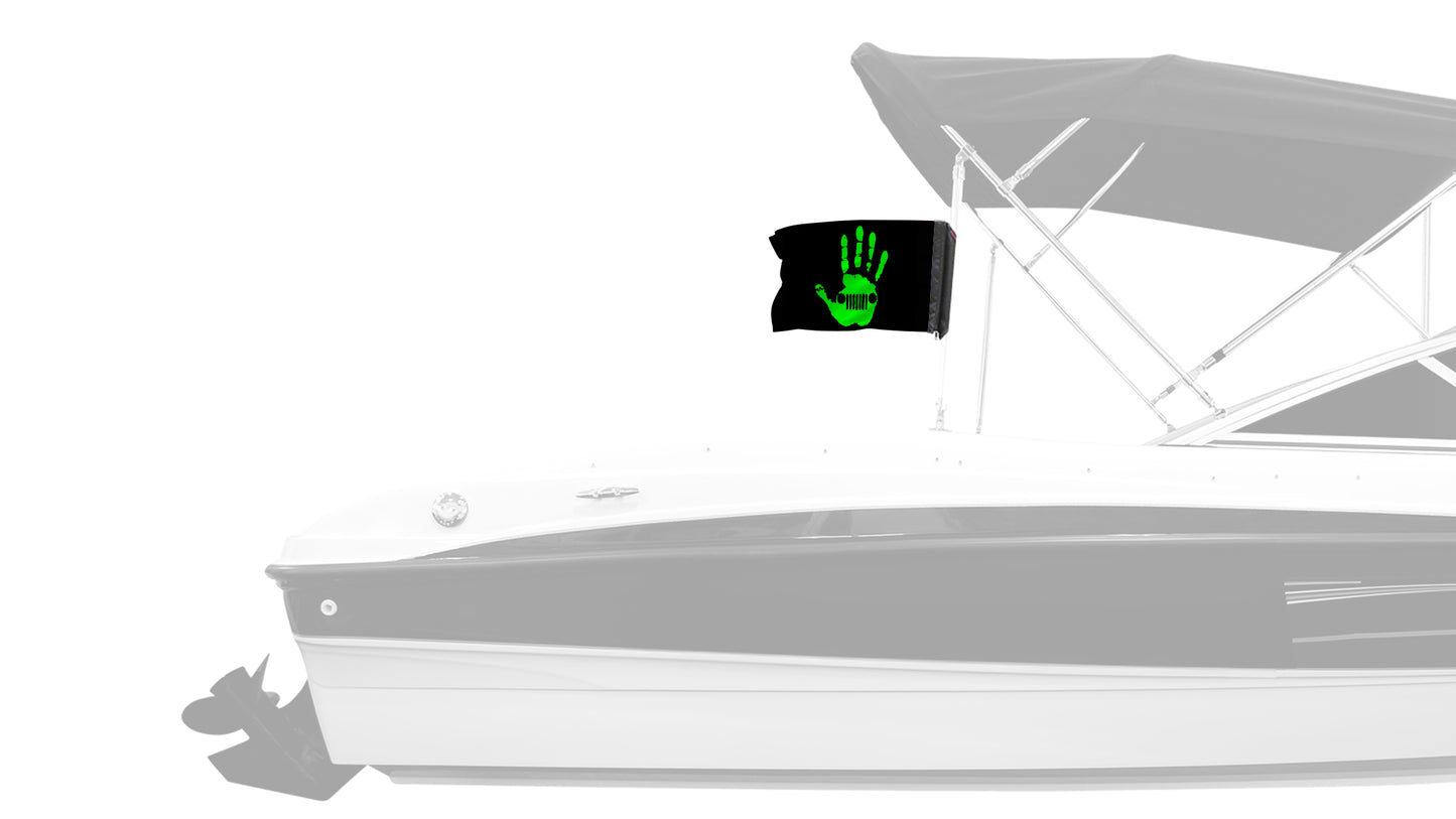 Jeep Wave 12"x18" Forever Wave Flag