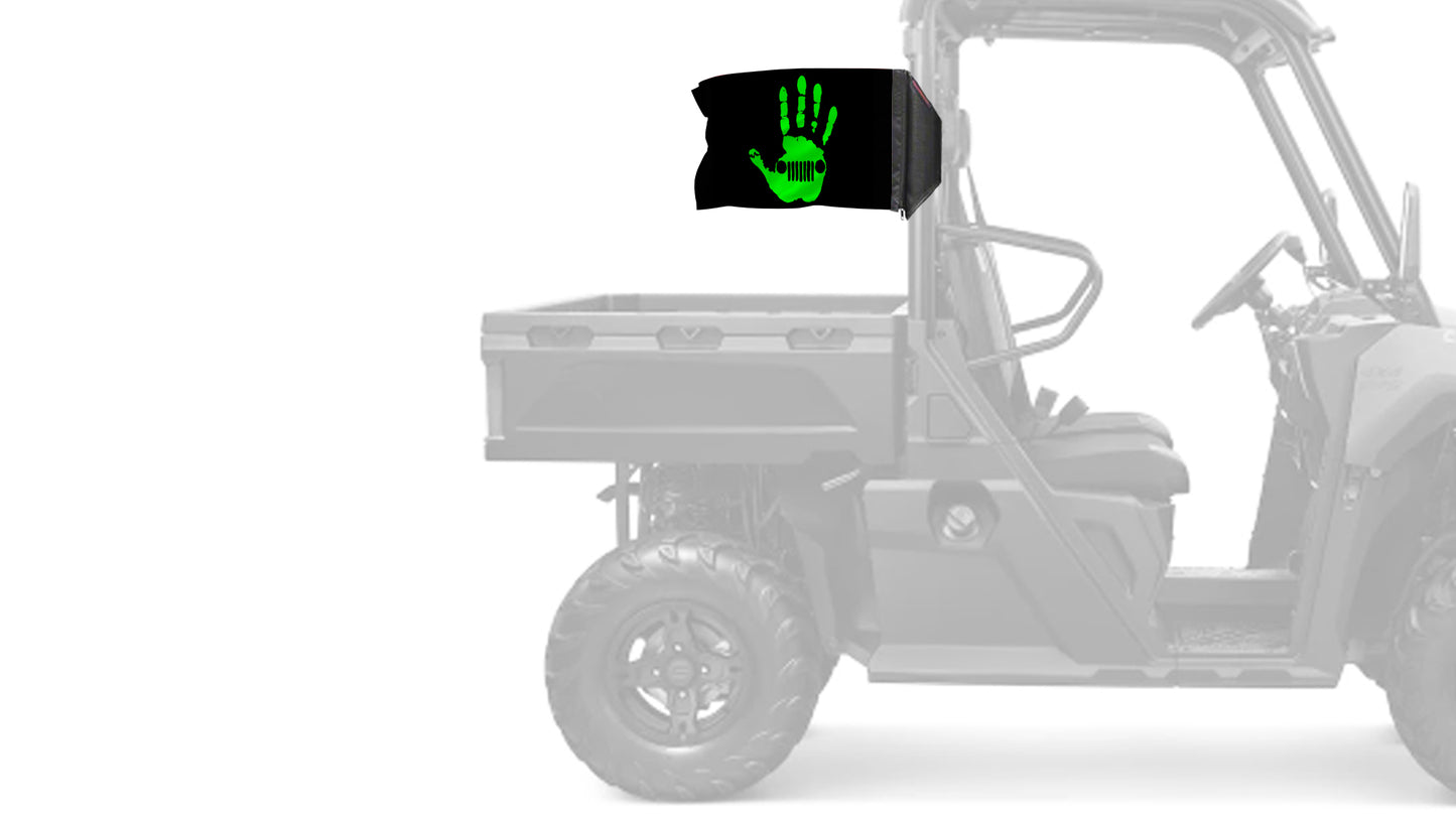 Jeep Wave 12"x18" Forever Wave Flag
