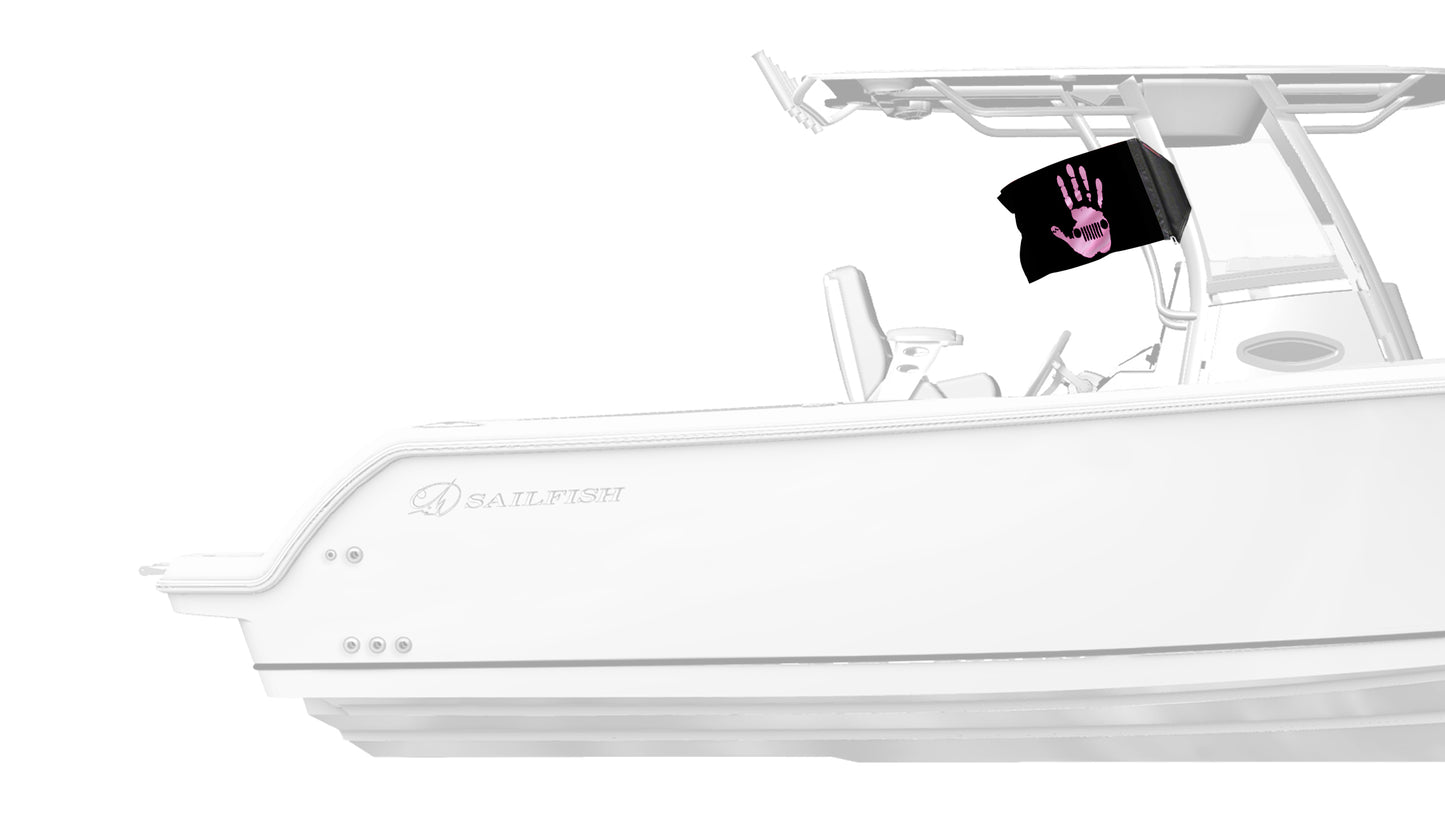 Jeep Wave 12"x18" Forever Wave Flag for Boats
