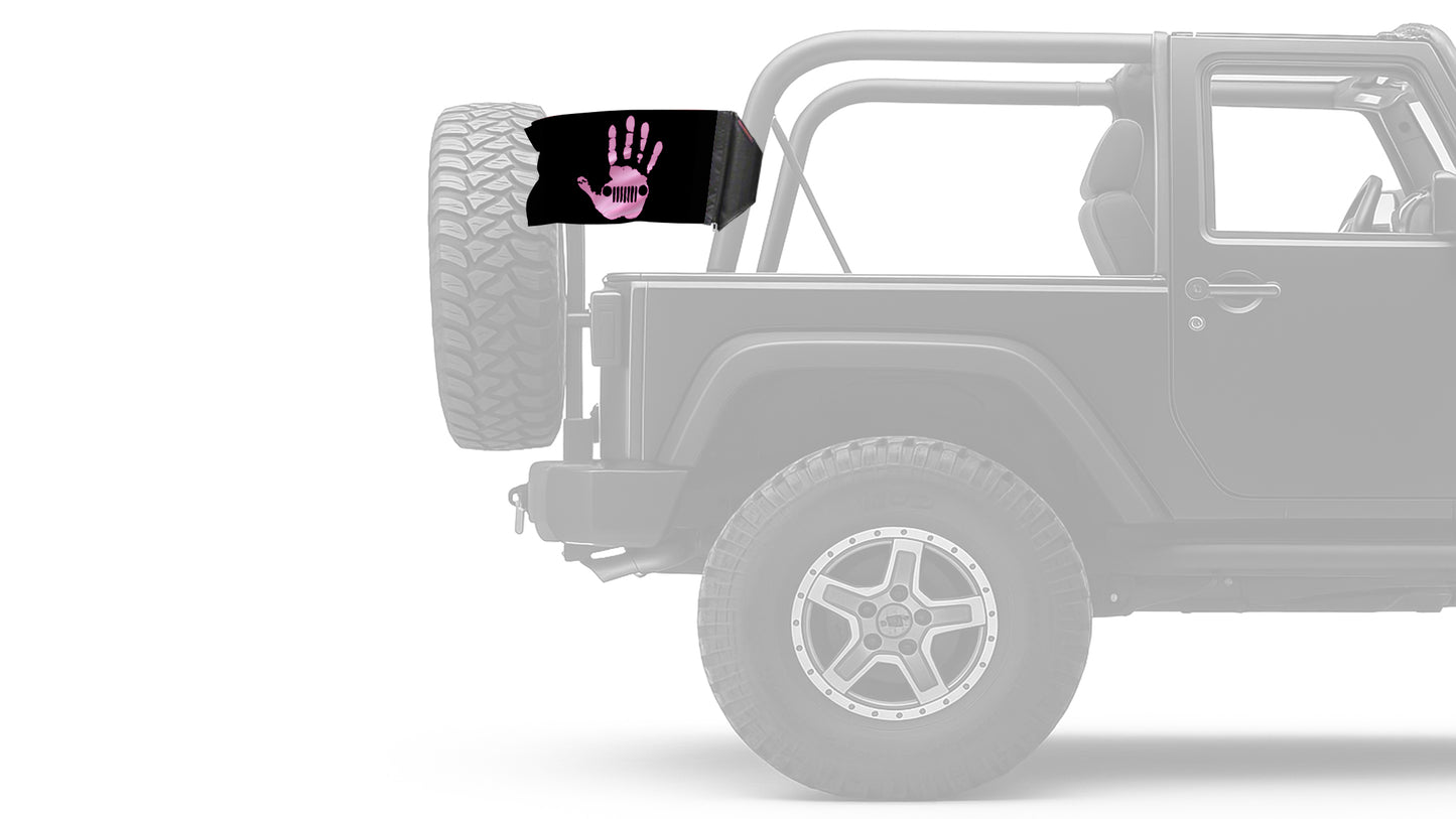 Jeep Wave 12"x18" Forever Wave Flag for Jeep Wrangler TJ 1996-2006