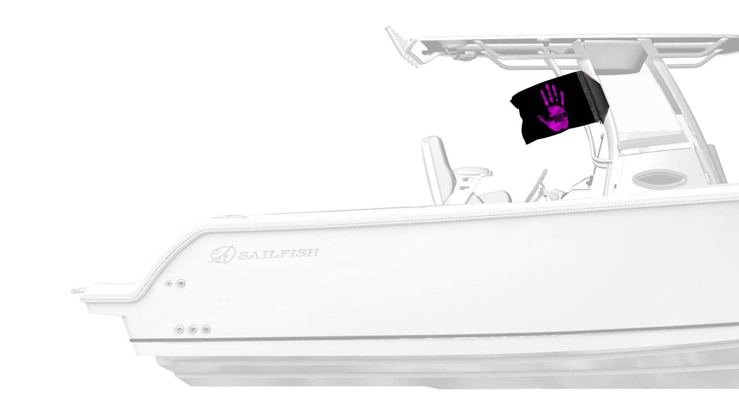 Jeep Wave 12"x18" Forever Wave Flag for Boats