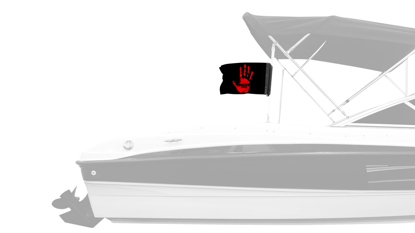 Jeep Wave 12"x18" Forever Wave Flag