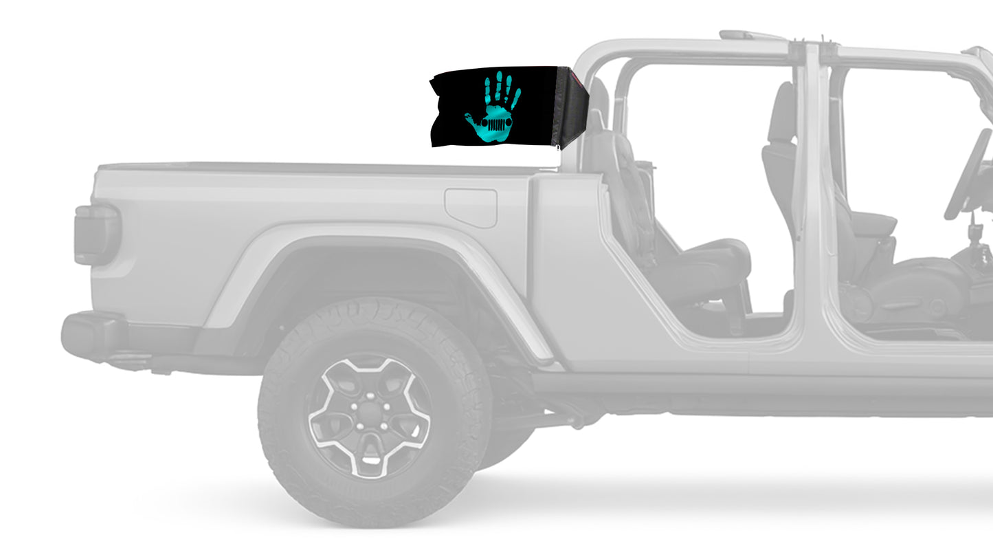 Jeep Wave 12"x18" Forever Wave Flag for Jeep Gladiator JT