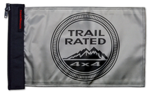 Trail Rated 12"x18" Forever Wave Flag for Jeep Wrangler TJ 1996-2006