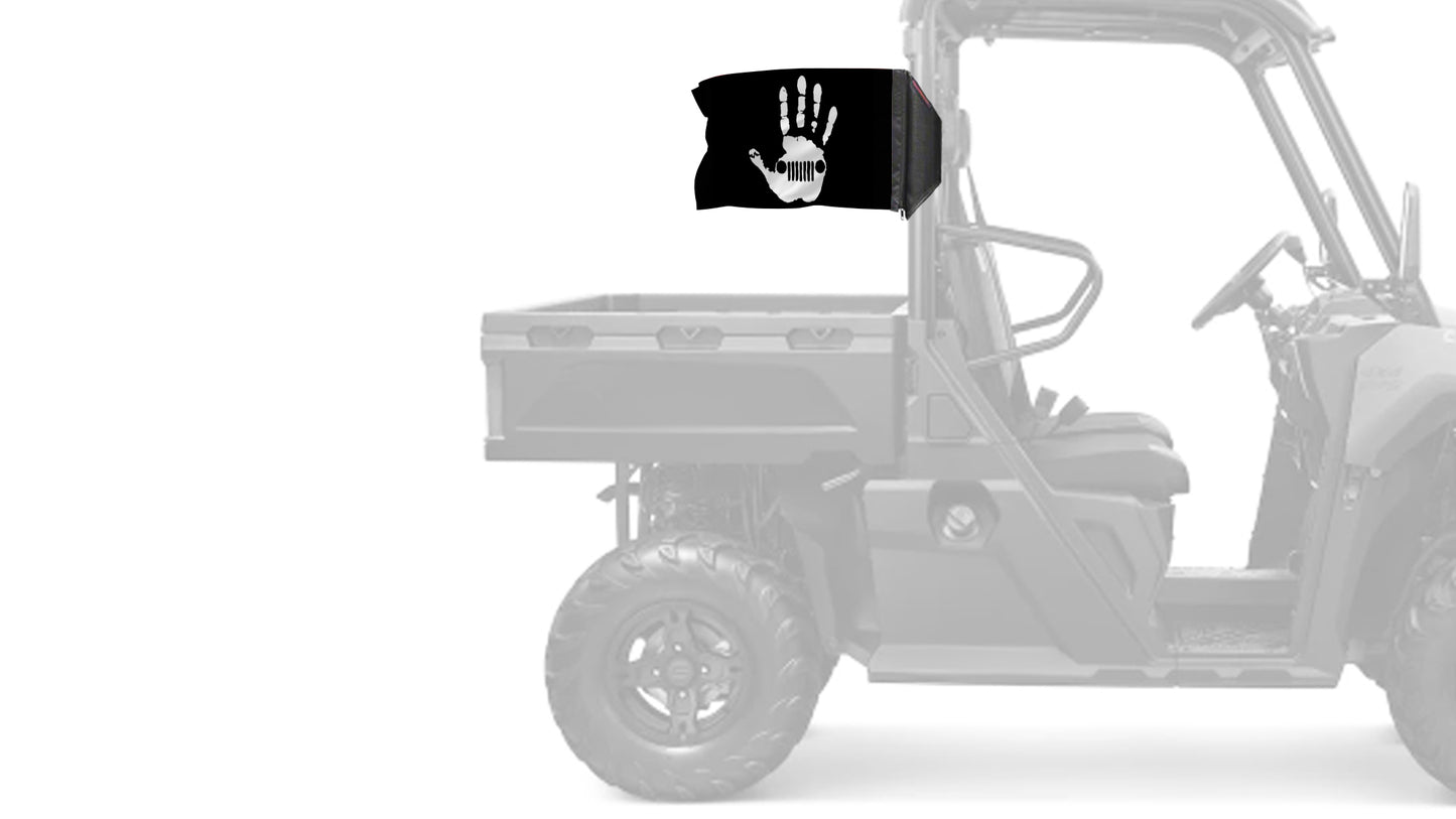 Jeep Wave 12"x18" Forever Wave Flag