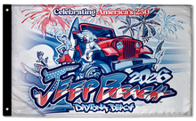 Jeep Beach 2026 3'x5' Double-Sided Flag