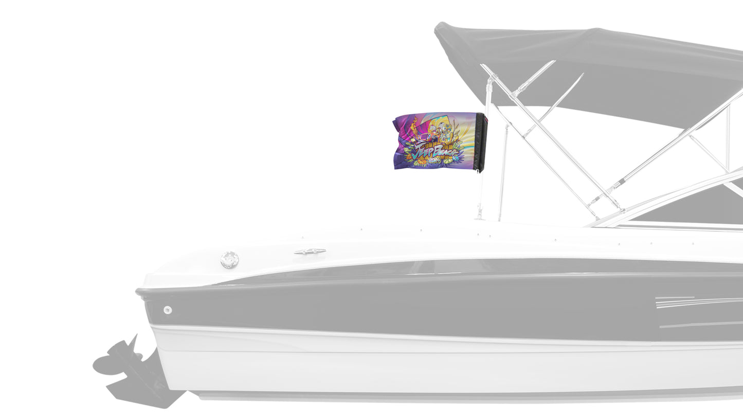 Jeep Beach 2024 12"x18" Forever Wave Flag