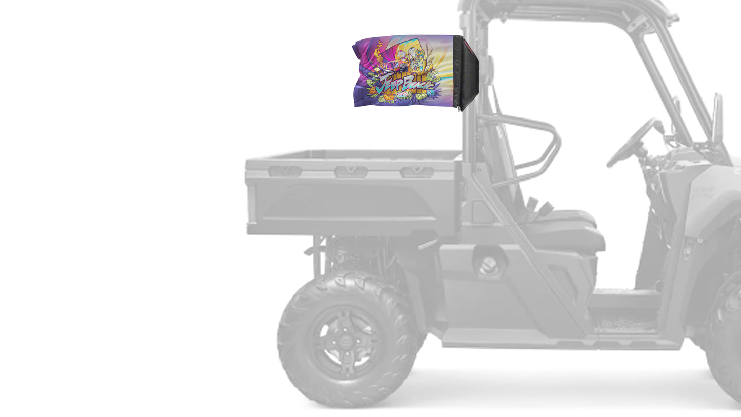 Jeep Beach 2024 12"x18" Forever Wave Flag