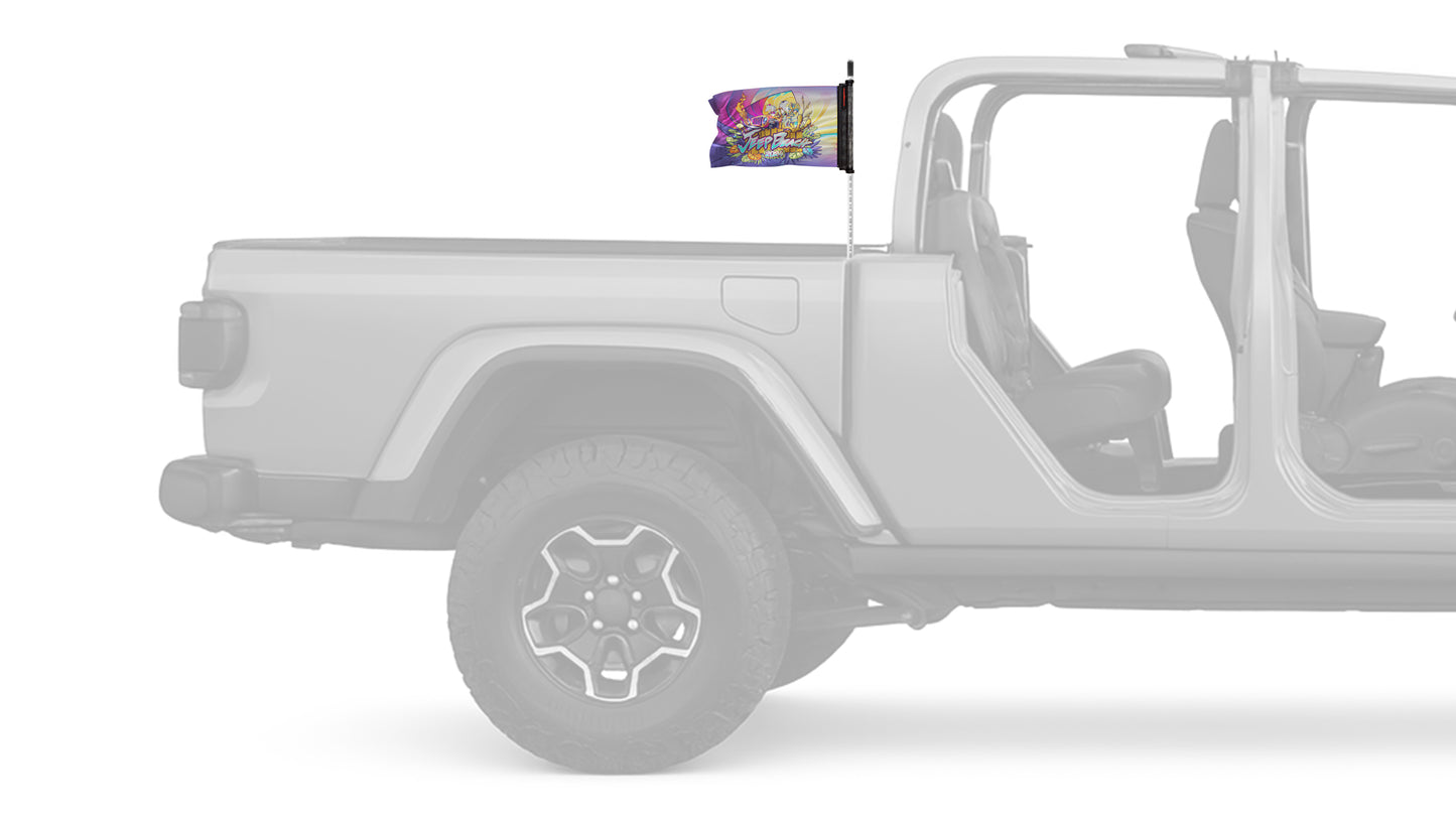 Jeep Beach 2024 12"x18" Forever Wave Flag for Jeep Gladiator JT
