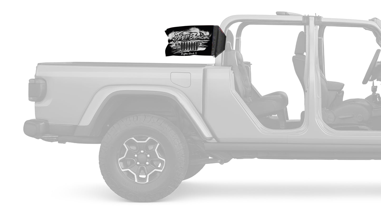 Jeep Beach 12"x18" Forever Wave Flag for Jeep Gladiator JT