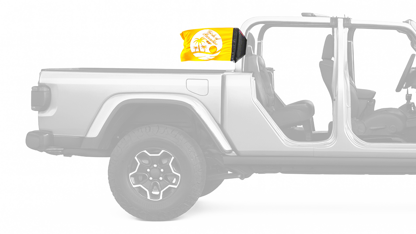 Girls Of Paradise 12"x18" Forever Wave Flag for Jeep Gladiator JT