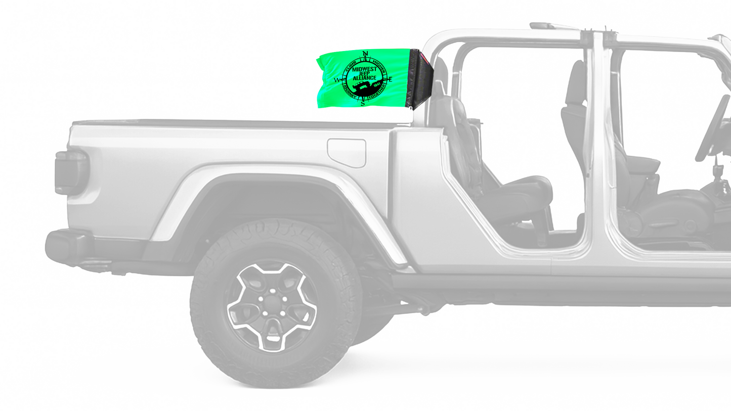Midwest Jeep Alliance Flag 12"x18" Forever Wave Flag