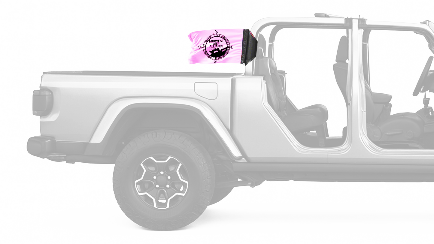 Midwest Jeep Alliance Flag 12"x18" Forever Wave Flag
