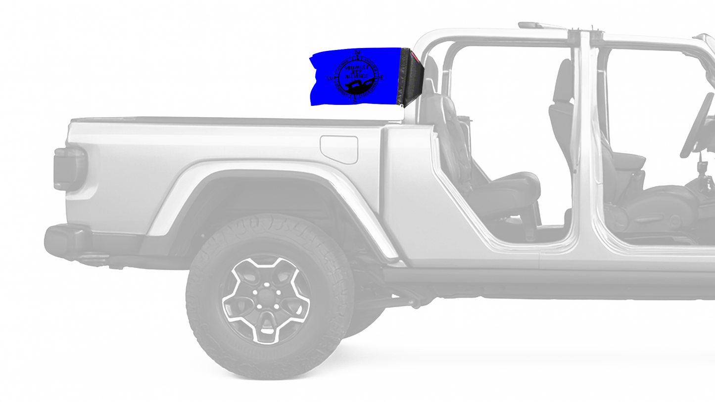 Midwest Jeep Alliance Flag 12"x18" Forever Wave Flag