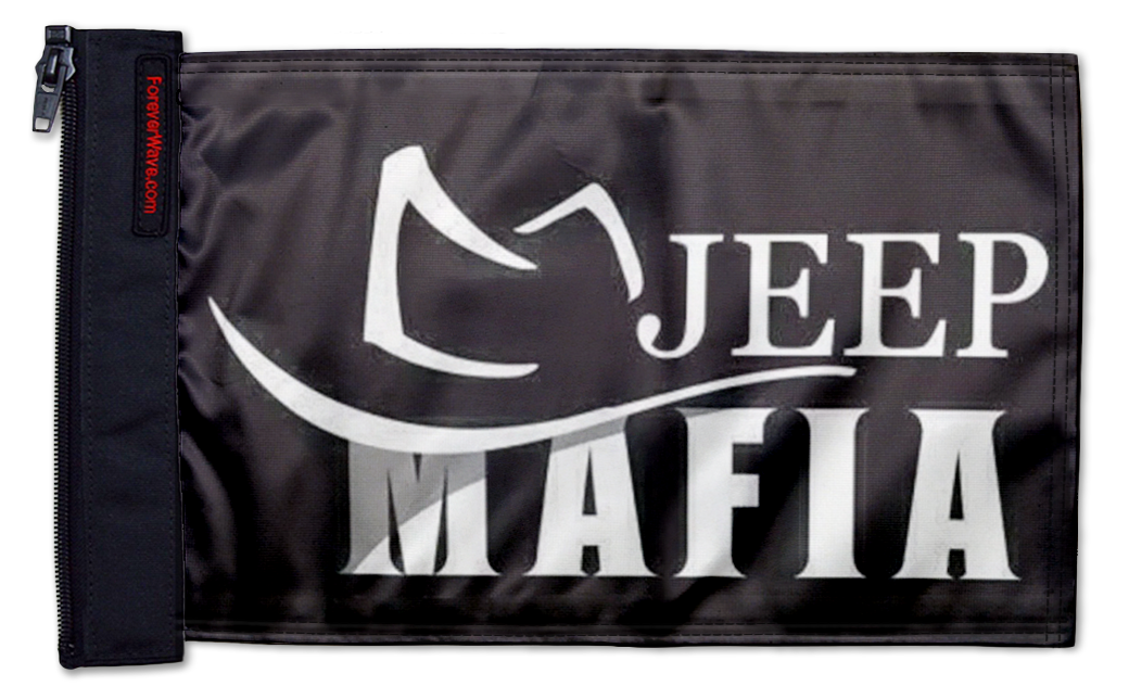 The Jeep Mafia Flag 12"x18" Forever Wave Flag