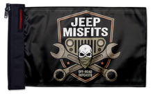 Jeep Misfits 12"x18" Forever Wave Flag