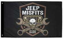 Jeep Misfits 3'x5' Double-Sided Flag