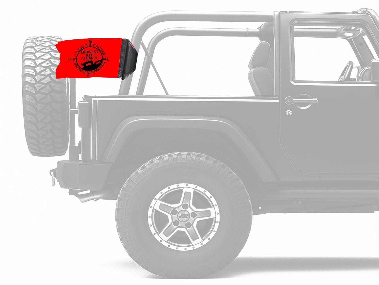 Midwest Jeep Alliance Flag 12"x18" Forever Wave Flag