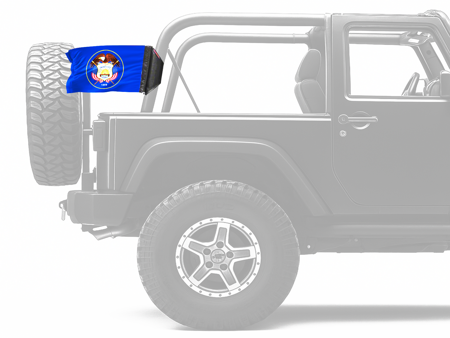 State Flag Utah "Old Style" 12"x18" Forever Wave Flag