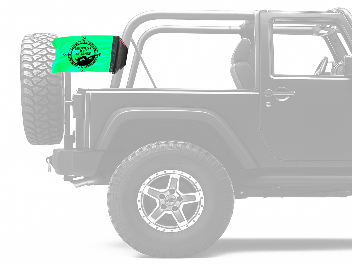 Midwest Jeep Alliance Flag 12"x18" Forever Wave Flag