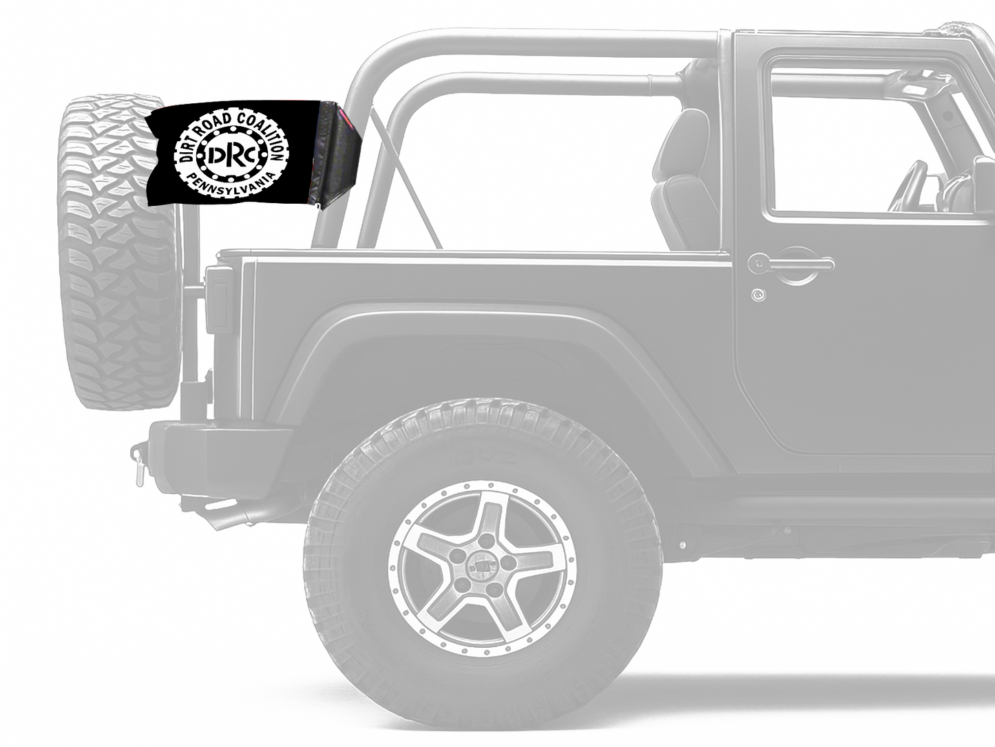 Dirt Road Coalition Flag 12"x18" Forever Wave Flag