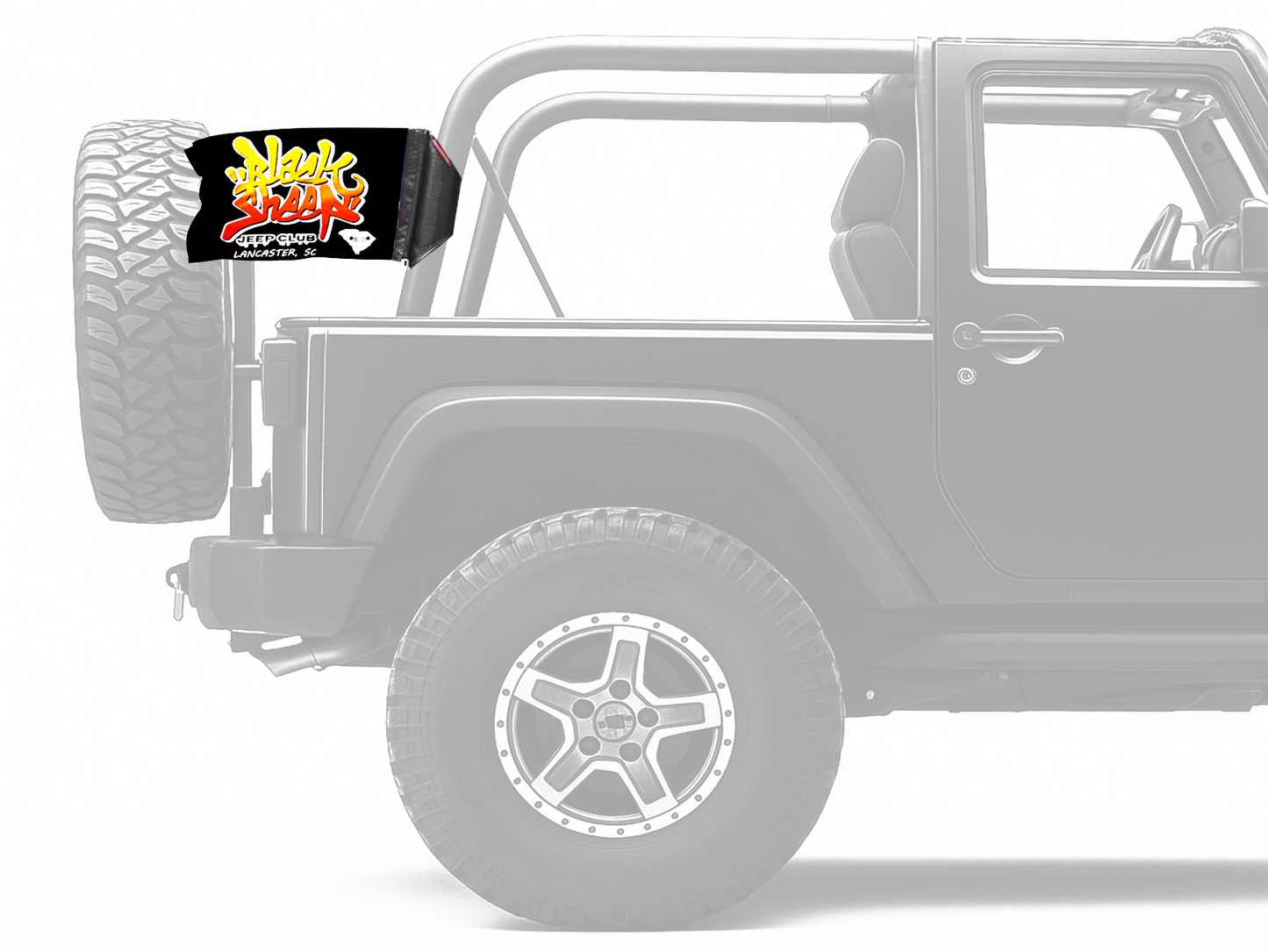 Black Sheep Jeep Club 12"x18" Forever Wave Flag