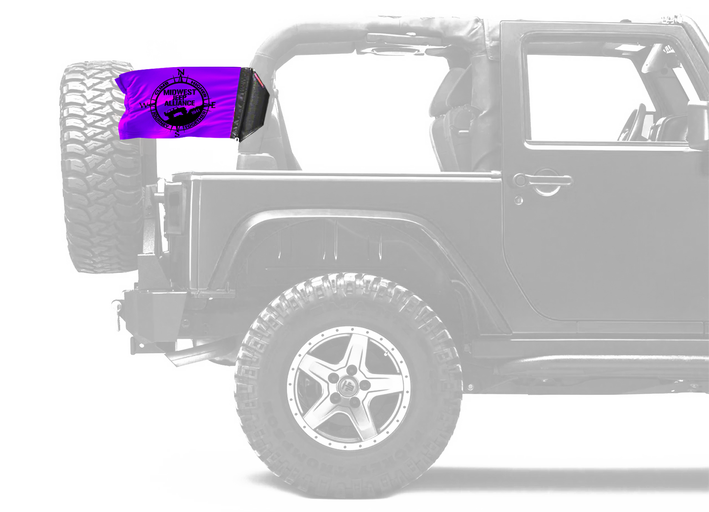 Midwest Jeep Alliance Flag 12"x18" Forever Wave Flag