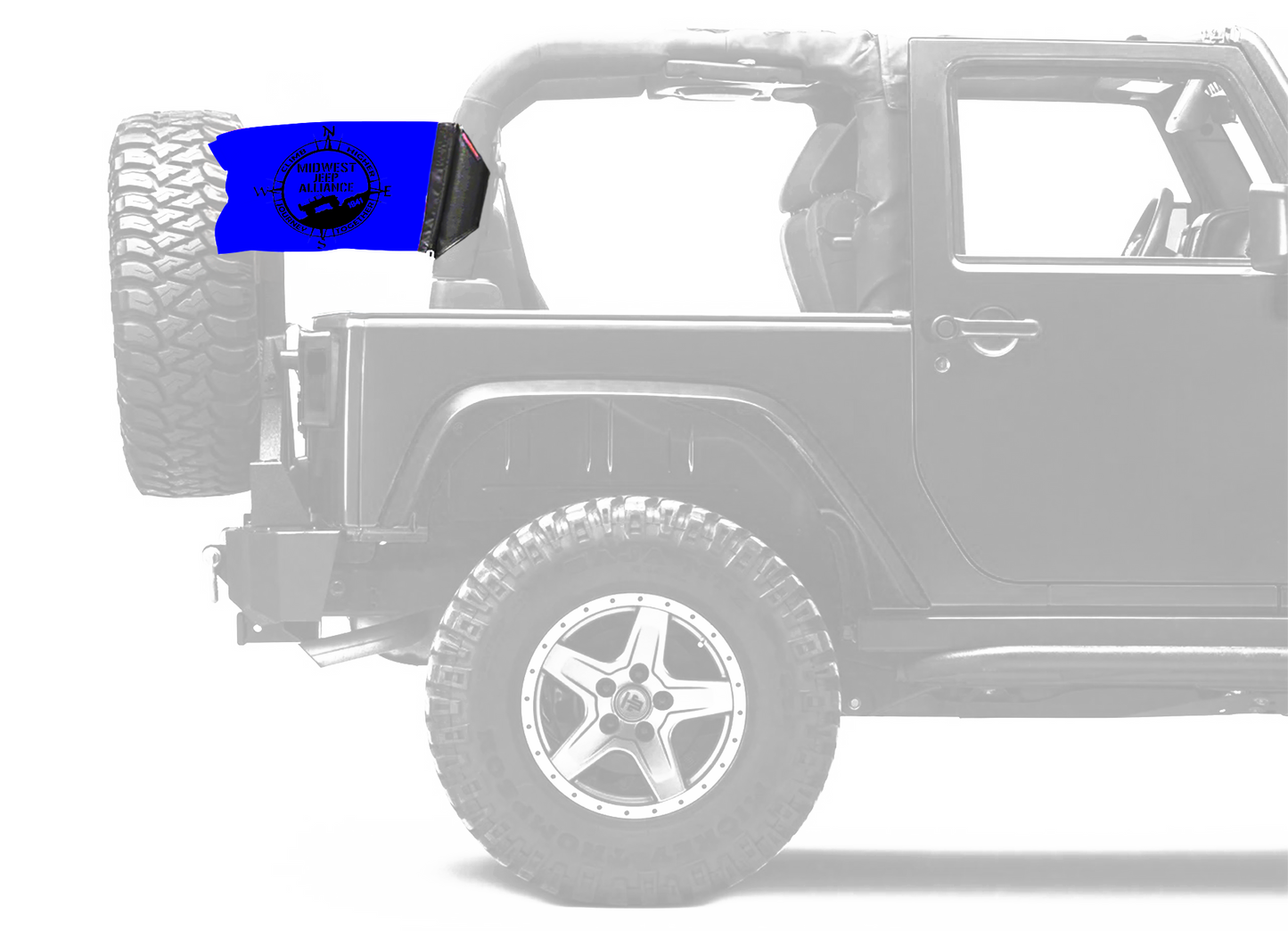 Midwest Jeep Alliance Flag 12"x18" Forever Wave Flag