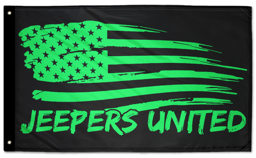 Jeepers United Flag 3'x5' Double-Sided Flag