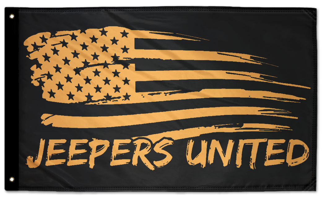 Jeepers United Flag 3'x5' Double-Sided Flag