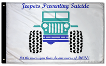 Jeepers Preventing Suicide Flag 3'x5' Double-Sided Flag