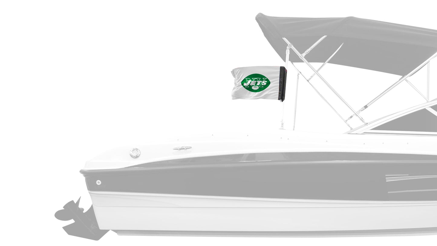 New York Jets 11"x17" Forever Wave Flag for Boats